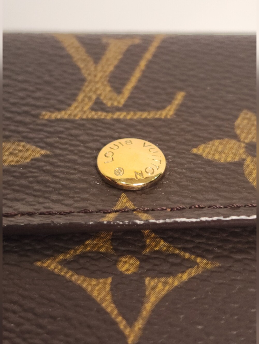 Louis Vuitton Monogram Plat Coin Purse Card Case Holder Wallet - Picture 7 of 16
